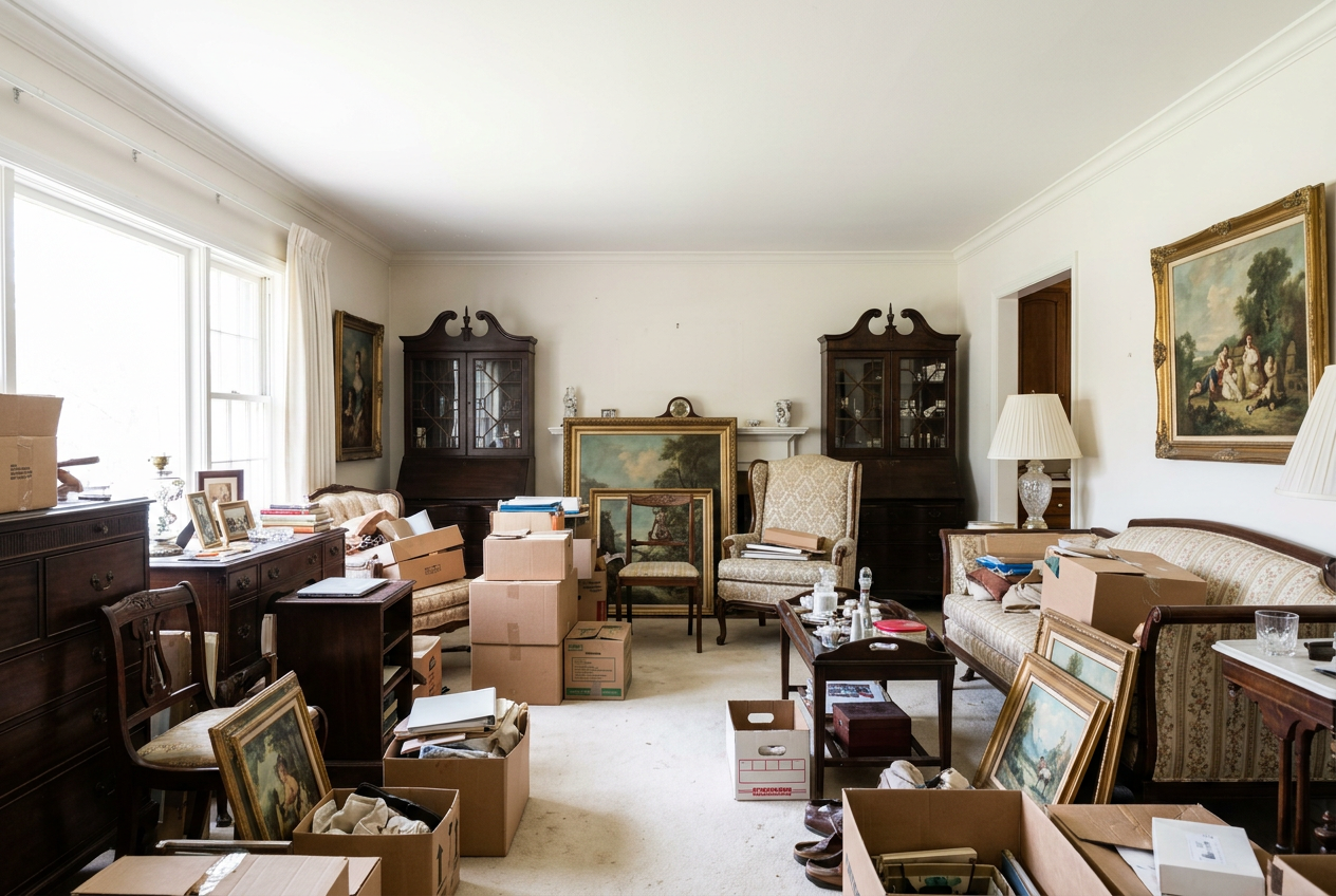 Logo for Transitions Estate Sales, Tacoma, Washington